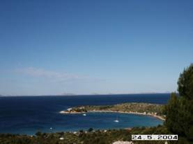 Otok Murter > Bucht Plitka vala > Blick auf Kosirina